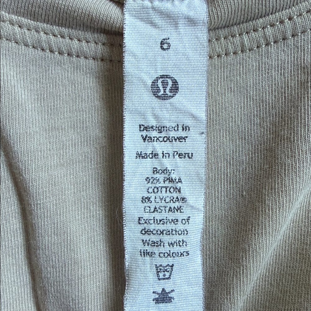 Lululemon Athletica All Yours Organic Burnout
Crop T-Shirt Size 6 - Picture 6 of 7